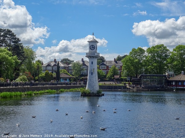Clock Tower at Roath Park Picture Board by Jane Metters