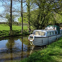Buy canvas prints of Cruising on the Canal by Jane Metters