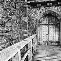 Buy canvas prints of Enter Caerphilly Castle by Jane Metters