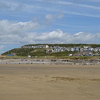 Buy canvas prints of Ogmore-by-sea Beach by Jane Metters