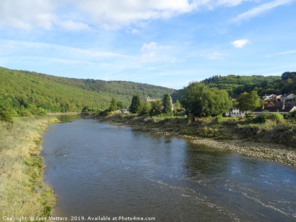 The River Wye Picture Board by Jane Metters