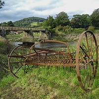 Buy canvas prints of Horse Drawn Cultivator  by Jane Metters