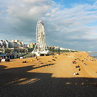 Buy canvas prints of Brighton Beach by Jane Metters
