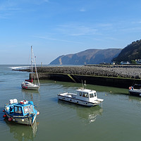 Buy canvas prints of Boats in the Harbour by Jane Metters