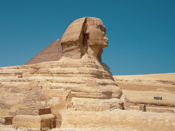 Sphinx of Giza Picture Board by Jane Metters