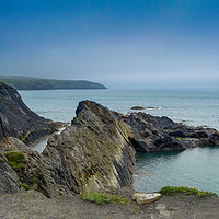 Buy canvas prints of Rugged Coast by Jane Metters