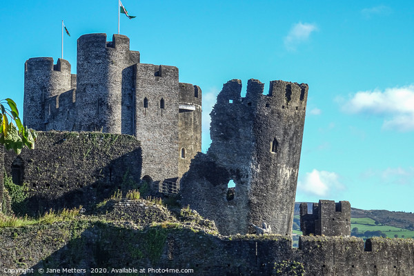 The Leaning Tower of Caerphilly  Picture Board by Jane Metters