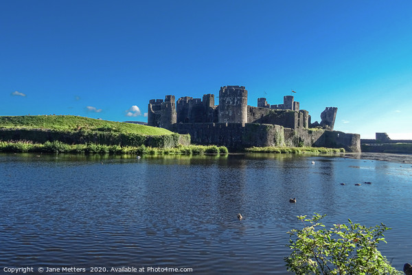 Caerphilly Castle   Picture Board by Jane Metters