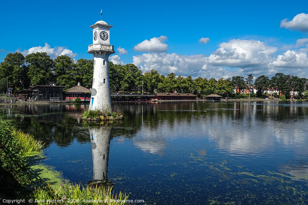 The Scott Memorial at Roath Park Cardiff Picture Board by Jane Metters