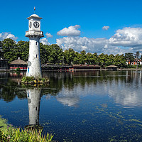 Buy canvas prints of The Scott Memorial at Roath Park Cardiff by Jane Metters