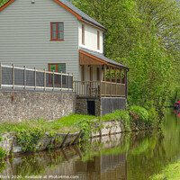 Buy canvas prints of Canal in Brecon by Jane Metters
