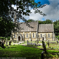 Buy canvas prints of St Teilo Church by Jane Metters