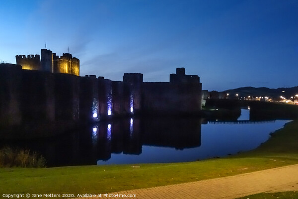 Castle in the Dark Picture Board by Jane Metters