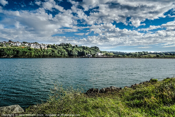 A Cloudy Goodwick Picture Board by Jane Metters