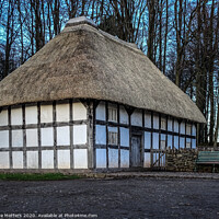 Buy canvas prints of Thatched Roof by Jane Metters