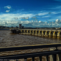 Buy canvas prints of Cardiff Barrage  by Jane Metters