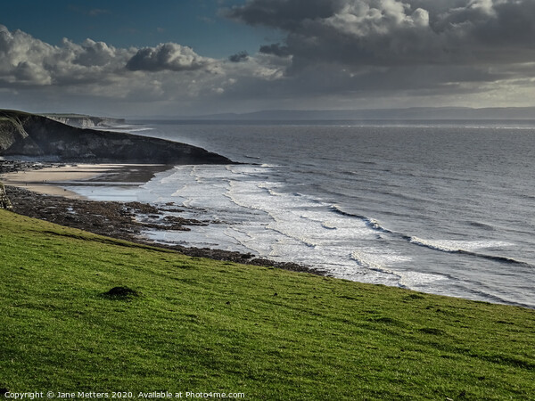Dunraven Bay  Picture Board by Jane Metters