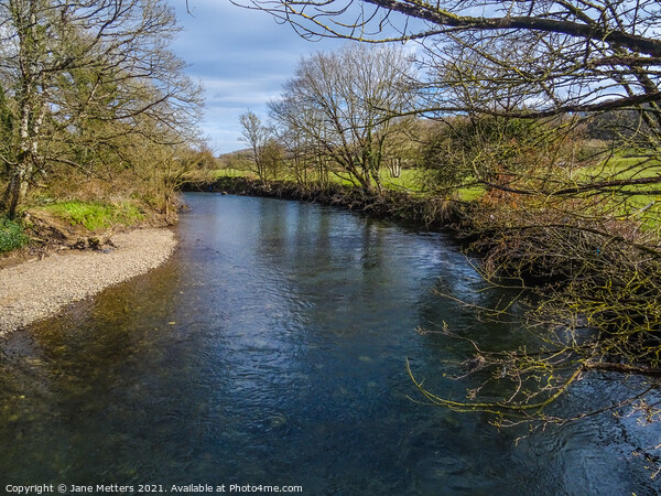 The River Ogmore Picture Board by Jane Metters