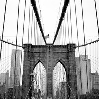Buy canvas prints of Brooklyn Bridge by Megan Winder