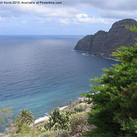 Buy canvas prints of Sea View from La Gomera by Avril Harris