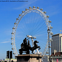 Buy canvas prints of Boadicea supporting the eye by Avril Harris