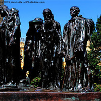 Buy canvas prints of The Burghers of Calais by Avril Harris