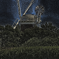 Buy canvas prints of Horsey windmill by Avril Harris