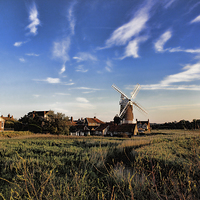 Buy canvas prints of  Cley windmill by Avril Harris