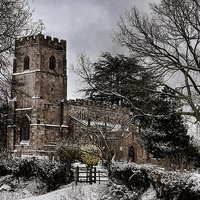Buy canvas prints of  St Botolph's Church, Rugby, Warwickshire by Avril Harris