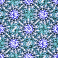 Buy canvas prints of Snowflake kaleidoscope pattern by Avril Harris