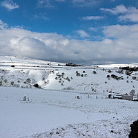 Buy canvas prints of Snow in the peak district by Avril Harris
