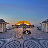 Buy canvas prints of Pavilion Theatre Cromer Pier by Avril Harris