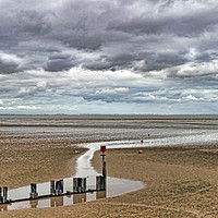 Buy canvas prints of Cleethorpes Beach Lincolnshire by Avril Harris