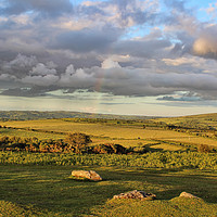Buy canvas prints of Summers Evening on Dartmoor by Avril Harris
