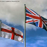 Buy canvas prints of Flags are flying by Avril Harris