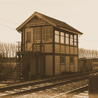 Buy canvas prints of Signal Box by carin severn