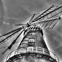 Buy canvas prints of Windmill of the Fens by carin severn