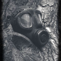 Buy canvas prints of gas mask by carin severn