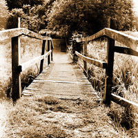 Buy canvas prints of little bridge by carin severn