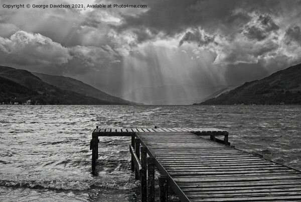 Loch Earn Picture Board by George Davidson
