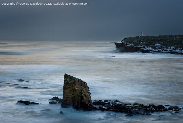 North East Sea Stack  Picture Board by George Davidson