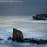 Buy canvas prints of North East Sea Stack  by George Davidson