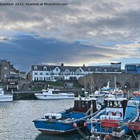 Buy canvas prints of Seahouses Harbour  by George Davidson