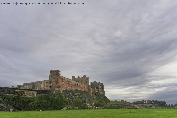 Bamburgh Castle  Picture Board by George Davidson
