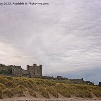 Buy canvas prints of The Castle Over the Beach  by George Davidson