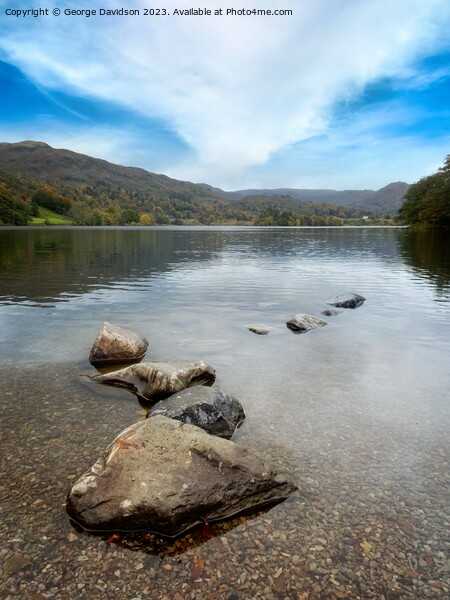 Serenity in Grasmere Picture Board by George Davidson