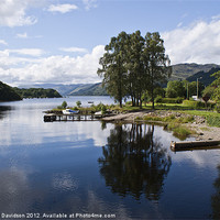 Buy canvas prints of A Scottish Loch by George Davidson