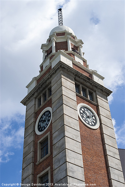Clock Tower Picture Board by George Davidson