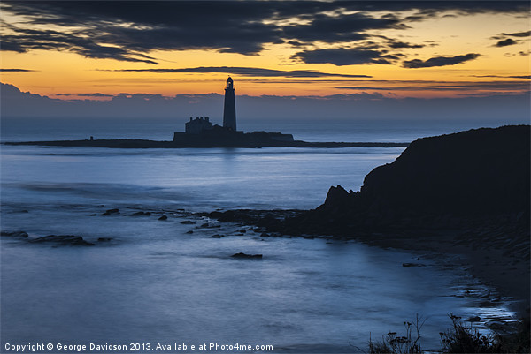 St. Marys Lighthouse Picture Board by George Davidson