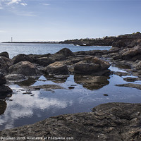 Buy canvas prints of Rockpool Reflections by George Davidson